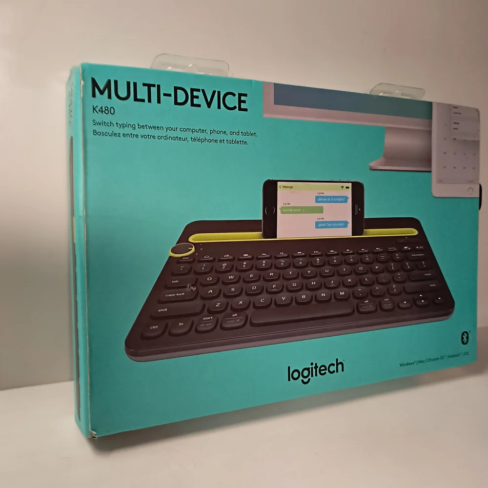 Logitech Multi-Device K480 Bluetooth Keyboard - Black